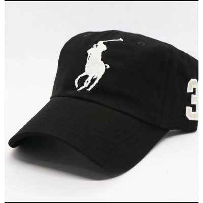 Picture of Navy Blue Us Polo Curved Cap for Men - Cap For Men - Cap - Winter Cap - Cap For Men ( Black )