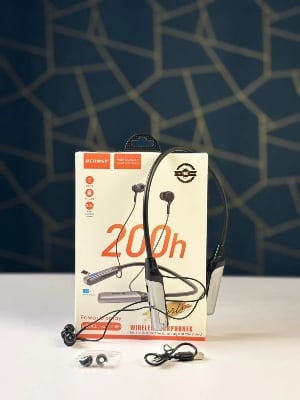Picture of Regrsi RE-NY060 Wireless Neckband – 200h Long Standby, Bluetooth 5.3 Earphones ( Black )