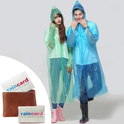Picture of Unisex Waterproof Rain Poncho – Transparent, Lightweight, Hooded