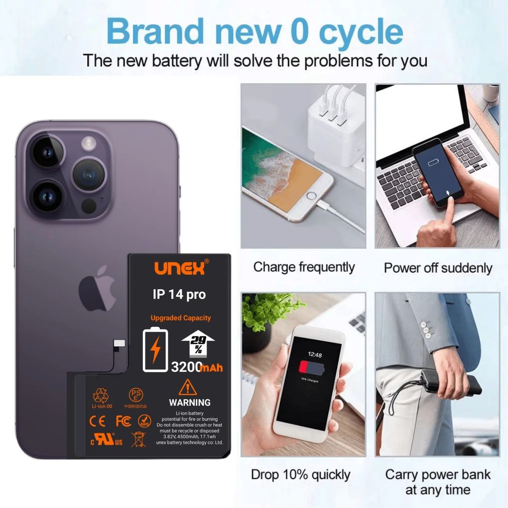 Picture of IPHONE 7 Battery Replacement for iphone 7 High Capacity Li-ion Polymer Battery Long lasting Backup.