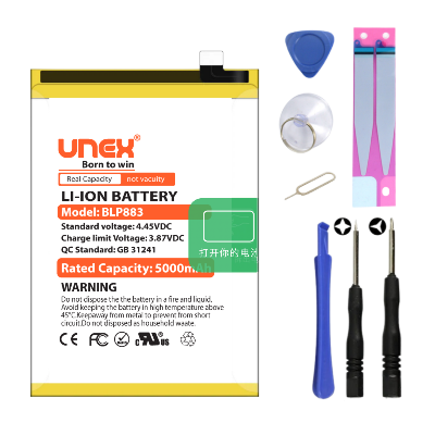 Picture of OPPO  Realme 8S 5G,BLP883 Battery Replacement for OPPO Realme 8S 5G High Capacity Li-ion Polymer Battery Long lasting Backup.