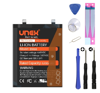 Picture of REDMI NOTE 14 PRO+,REDMI NOTE 14 PRO PLUS Battery Replacement for Redmi BM68 High Capacity Li-ion Polymer Battery Long lasting Backup.