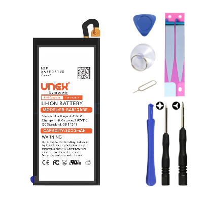 Picture of SAMSUNG A520,A5-2017 Battery Replacement for Samsung EB-BA520ABE High Capaciry Li-ion Polymer Battery Long lasting Backup.