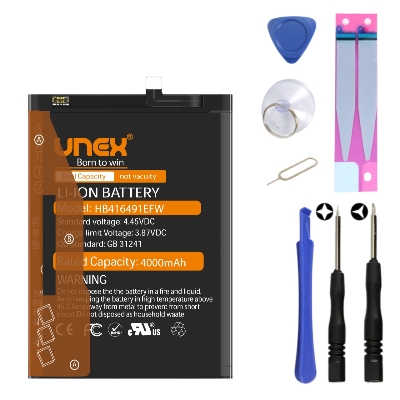Picture of HUAWEI HB416491EFW Battery Replacement for HUAWEI HONOR PLAY 7T PRO,X40i HONOR PLAY 7T PRO,X40i High Capacity Li-ion Polymer Battery Long lasting Backup.
