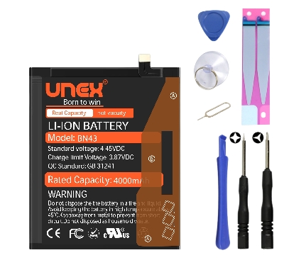 Picture of REDMI NOTE 4X,NOTE 4 PRO,BN43 Battery Replacement for Redmi REDMI NOTE 4X,NOTE 4 PRO High Capacity Li-ion Polymer Battery Long lasting Backup.