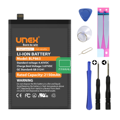 Picture of OPPO Reno6 5G,BLP863 Battery Replacement for OPPO Reno6 5G High Capacity Li-ion Polymer Battery Long lasting Backup.