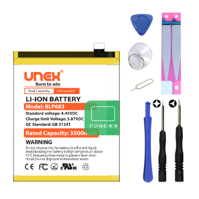 Picture of OPPO BLP683 A7X,A7S,F9 4+128G,F9 PRO,Realme C2 pro,Realme 2 PRO Battery Replacement for High Capacity Li-ion Polymer Battery Long lasting Backup.