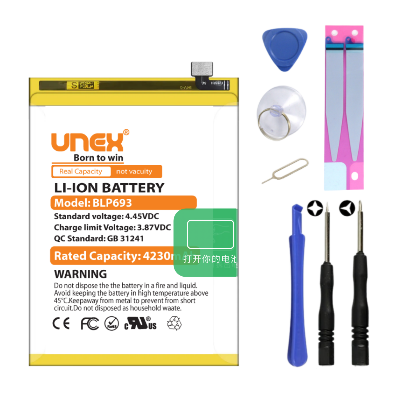 Picture of Realme 3,3i,A3S,BLP693 Battery Replacement for Realme BLP693,BLP673 4230mAh High Capaciry Li-ion Polymer Battery Long lasting Backup.