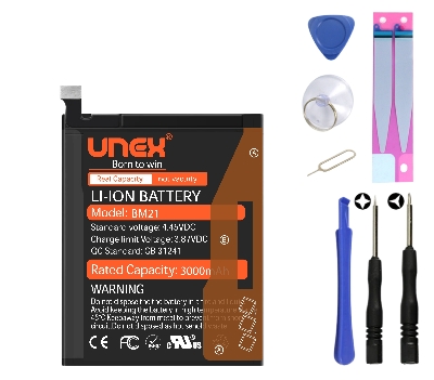 Picture of REDMI MI NOTE, BM21 Battery Replacement for Redmi MI NOTE High Capacity Li-ion Polymer Battery Long lasting Backup.