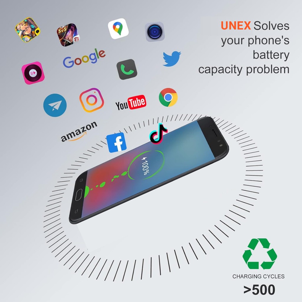 Picture of OPPO OnePlus 8,8 5G(T-Mobile),8 5G UW (Verizon) Battery Replacement for OPPO BLP761 High Capacity Li-ion Polymer Battery Long lasting Backup.