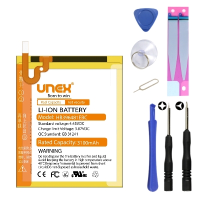 Picture of HUAWEI HB396481EBC Battery Replacement for HUAWEI G7 PLUS,GR5,GR5 15,Y6 II,HONOR 5X,HONOR X5,5A,HONOR 6, High Capacity Li-ion Polymer Battery Long lasting Backup.