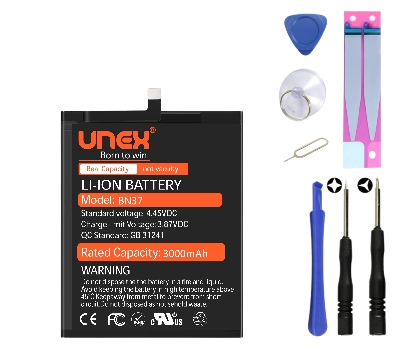 Picture of Redmi 6,Redmi 6A 6 Battery Replacement for Redmi BN37 3000mAh High Capaciry Li-ion Polymer Battery Long lasting Backup.