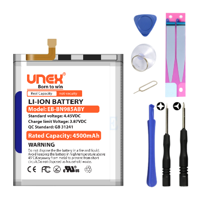 Picture of SAMSUNG Note 20 Battery Replacement for Samsung EB-BN985ABY Ultra High Capacity
Li-ion Polymer Battery Long lasting Backup.