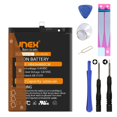 Picture of HUAWEI HB436486ECW Battery Replacement for HUAWEI MATE 10,MATE 10 PRO,MATE 10X,P20 PRO,HONOR 20 PRO,HONOR V20, NOVA 5i PRO,NOVA Z High Capacity Li-ion Polymer Battery Long lasting Backup.