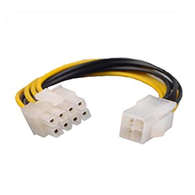 Picture of ATX 4 Pin Male to 8 Pin Female EPS Power Cable - Multicolor
