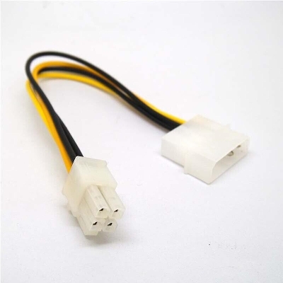 Picture of 4 Pin Molex To P4 ATX 12v Power Square Internal Cable