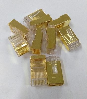 Picture of RJ45 connector Gold Shield 10pcs