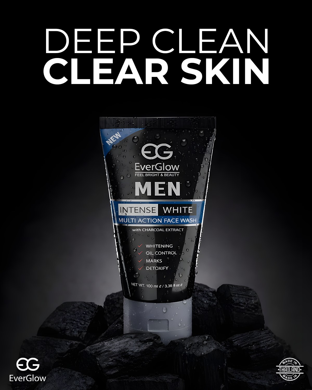 Picture of EVERGLOW INTENSE WHITE MEN FACE WASH FACE WASH 100 ML