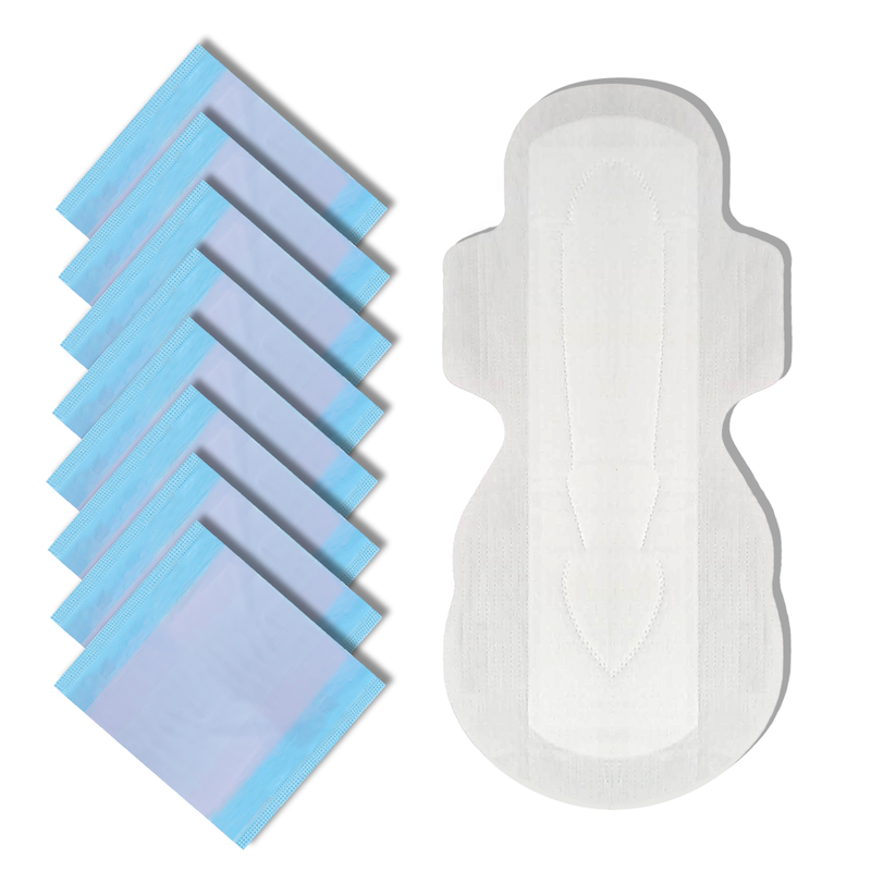 Picture of Queen Glory Sanitary Napkin - Wings System - Ultra Thin - 330 MM - 100% Cotton - Combo of 5 Pack - 40 Pads
