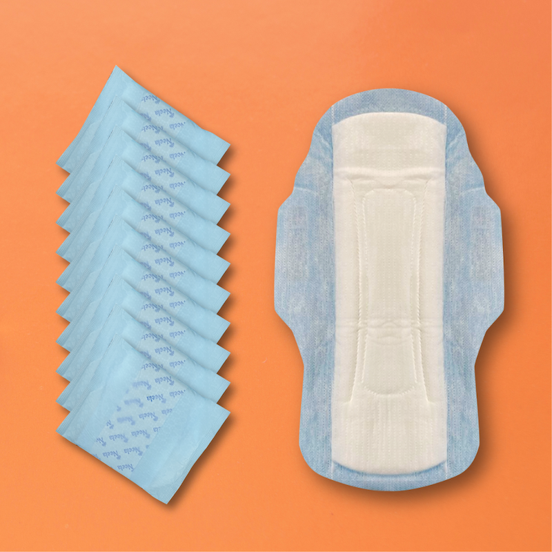 Picture of Neela Premium Sanitary Napkin -  Wings System - 100% Cotton - Combo of 10 Pack - 100 Pads