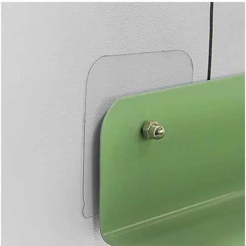 Picture of Self Adhesive Nails Poster Seamless Wall Hook Waterproof Durable Transparent Screw Hanger Hook for Kitchen Bathroom - Wall Hook /6 pics(Clear)