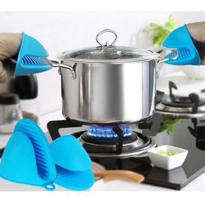 Picture of Grip Oven Pot Holder Silicone Glove-2 Pcs(Multicolor)