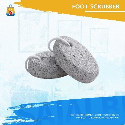 Picture of Foot Scrub Pumice Stone Pumice Rock for Feet to Remove Dry Dead Skin(White)