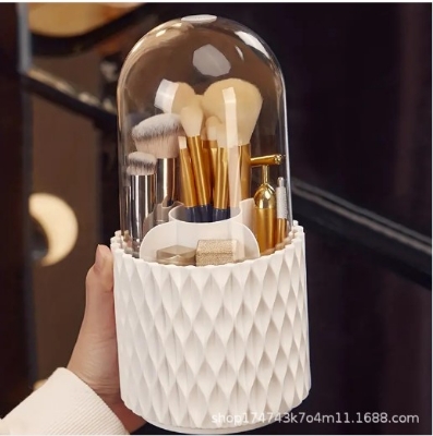 Picture of Cosmetics Organizer, Rotatable 360 degree Makeup Organizer, Makeup Kit For Women latest 2024(White)