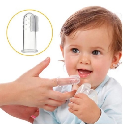 Picture of Silicone Baby Finger Tooth Brush(Aqua)