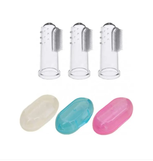 Picture of Silicone Baby Finger Tooth Brush(Aqua)