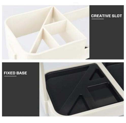 Picture of Toothbrush Box Holder 1 Cup Bathroom Storage Toilet Two Removable Toothbrush Box(White)