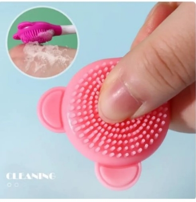 Picture of Double Head Facial Mask Brush Silicone Applicator Spoon Spatula Stirring Stick Women Skin Face Cleansing Care Home Makeup Tools(Multicolor)