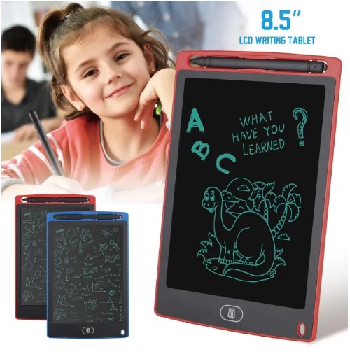 Picture of 8.5" Lcd Writing Tablet Drawing Pad - Erasable E-Writer- Office Writing Board- Digital Drawing Pad For Creative Work(Black)