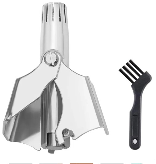 Picture of Stainless Steel Manual Men's Nose Hair Trimmer, Washable Portable Nose Hair Trimmer