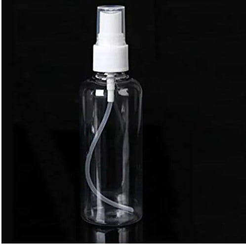Picture of 2 pcs 50 ml - Empty Spray Bottle Refillable Random Transparent Convenient Travel Clear Plastic Empty Cosmetic Sample Spray Bottle