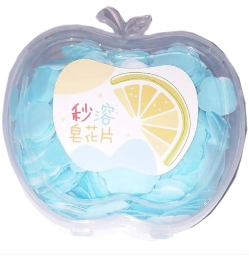 Picture of Travel soap Soft Flower Design, Hand Paper Soap For Travelling, Disposable Hand Washing Cleaning Paper Soap Foaming Paper Soap