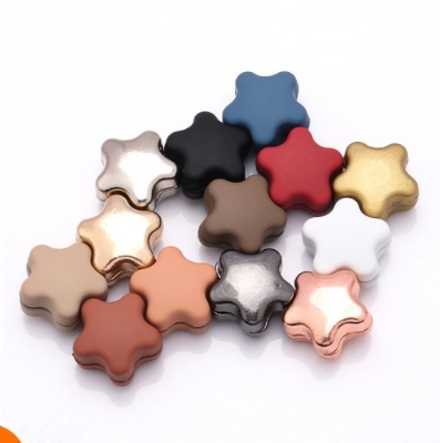 Picture of Matte Metal Pin Magnet Non-slip Muslim Women Magnetic Hijab Scarf Pins Islamic Pins Safety Headscarf Brooches Accessories-Flower shape
