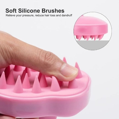 Picture of Scalp Massage Silicon Shampoo Hair Brush For Men and Women - Shajai BD