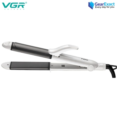 Picture of VGR V-558 StyleCare Essential 2-in-1 Hair Straightener and Curler with Negative Ions for Women