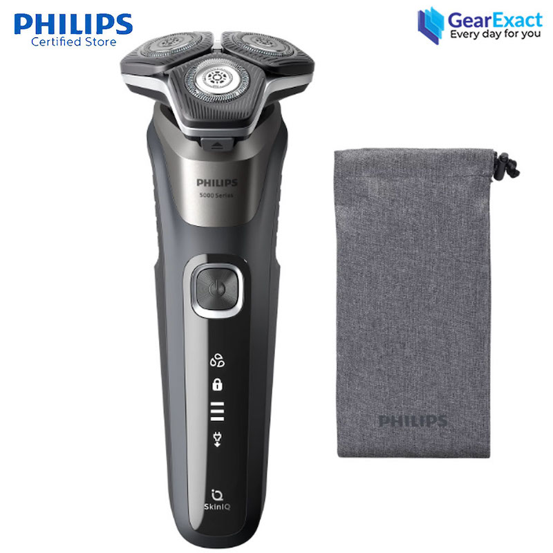 Picture of Philips S5887/10 Wet and Dry Electric Shaver with Smart SkinIQ Technology Series 5000 for Men