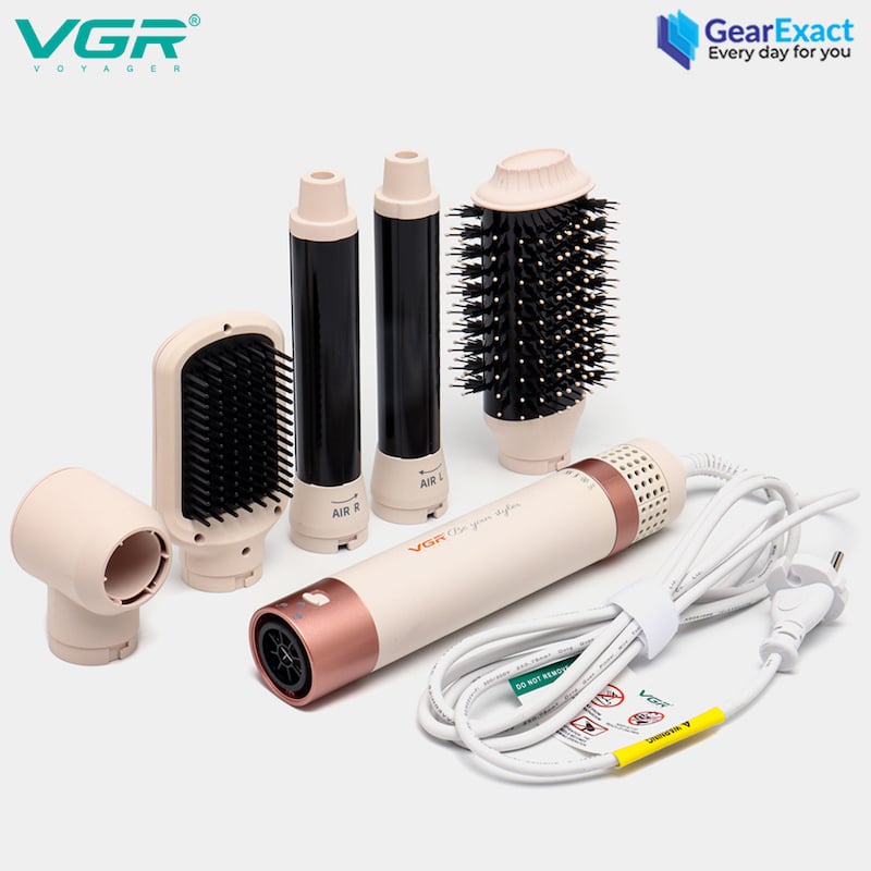 Picture of VGR V-487 Professional 5-in-1 Hot Air Styler Set for Women ( Pink )