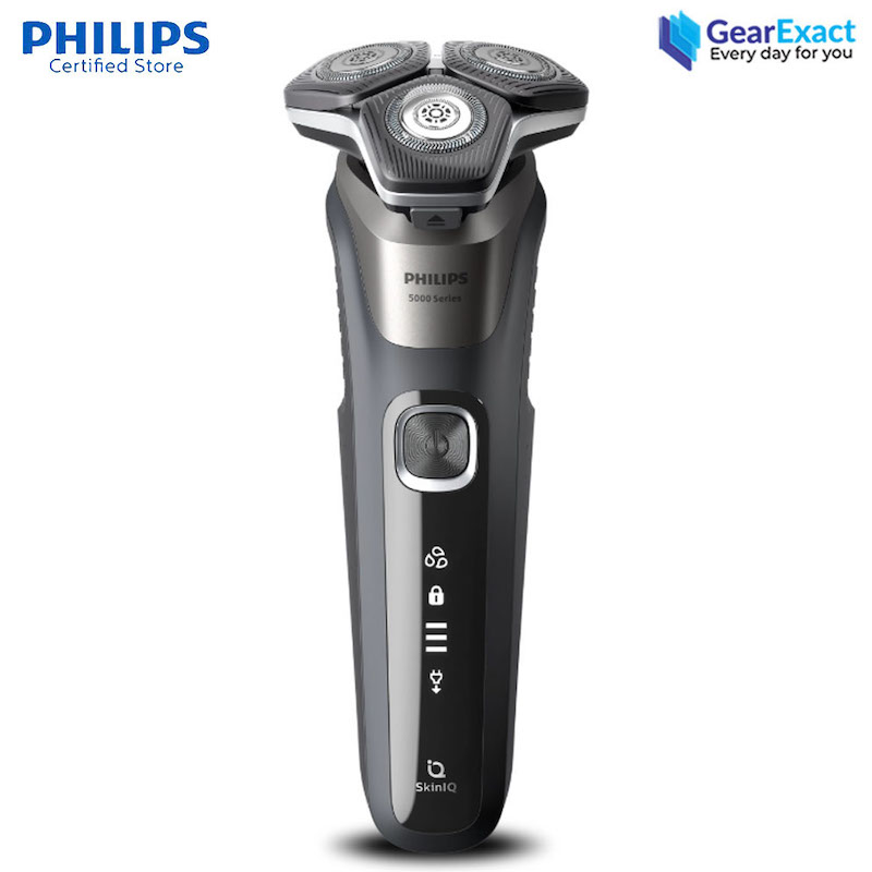 Picture of Philips S5887/10 Wet and Dry Electric Shaver with Smart SkinIQ Technology Series 5000 for Men