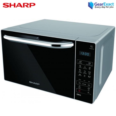 Picture of Sharp R-72E0(S) Microwave Oven with Grill | 25-Liter ( Black )