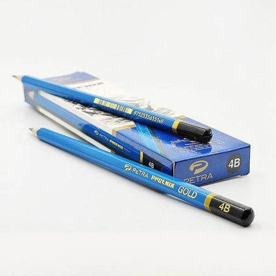 Picture of Petra Phoenix Gold Graphite 4B Pencils 12 pcs