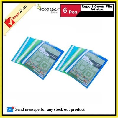 Picture of Good Luck Report Cover File A4 Paper Size 6 pcs(Multicolor)