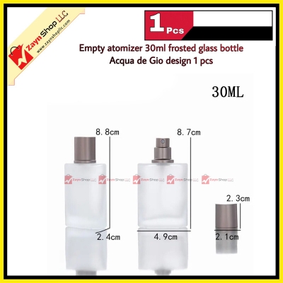 Picture of Empty atomizer 30ml frosted glass bottle Acqua de Gio design 1 pcs