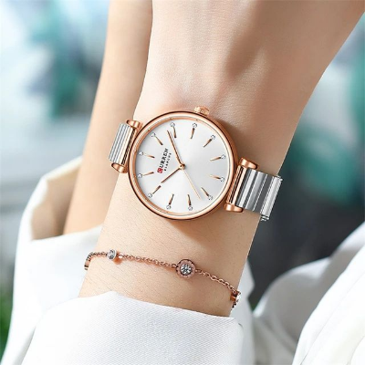 Picture of Cur-ren 9081 Stainless Steel Analog Watch For Women Silver