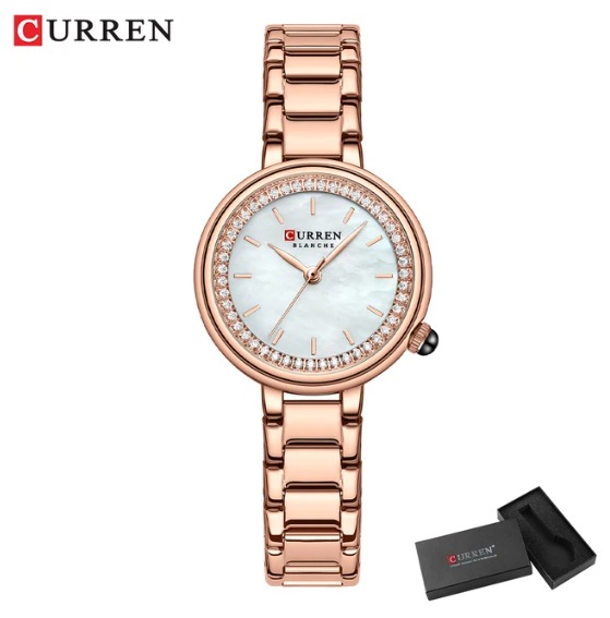 Picture of Inspired by CN Ladies Watch Luxury Top Brand Quartz Watch Stainless Steel Watch Sports Waterproof Simple Ladies Watch Reloj Mujer
