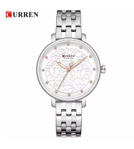 Picture of Inspired by CN 9046 Silver/golden Stainless Steel Analog Watch For Women. Watch/Ladies Watch/Wristwatch.
