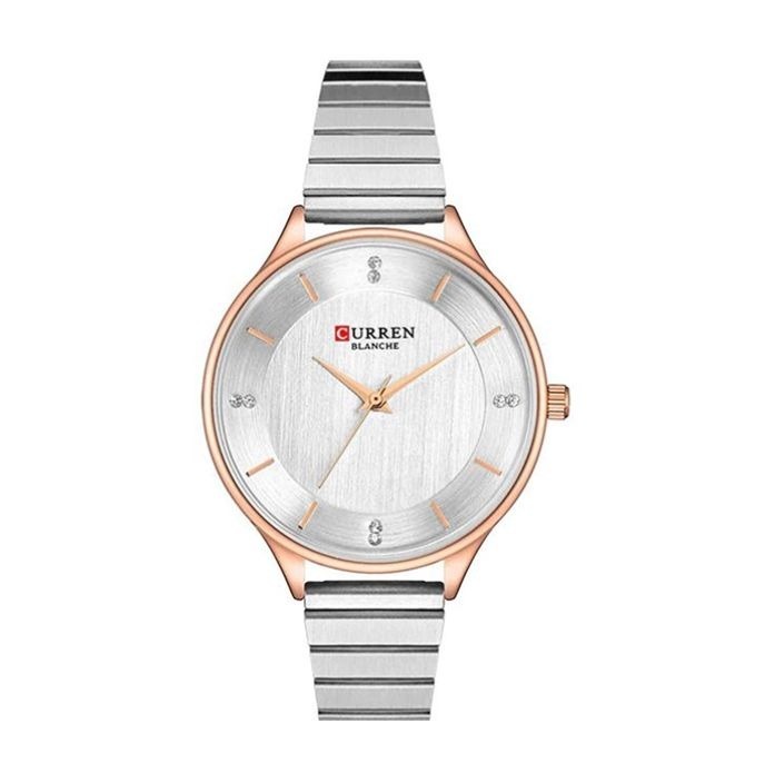 Picture of Inspired by curren big pati  rt Big Dial Stainless Steel Ladies Watch – 9041
